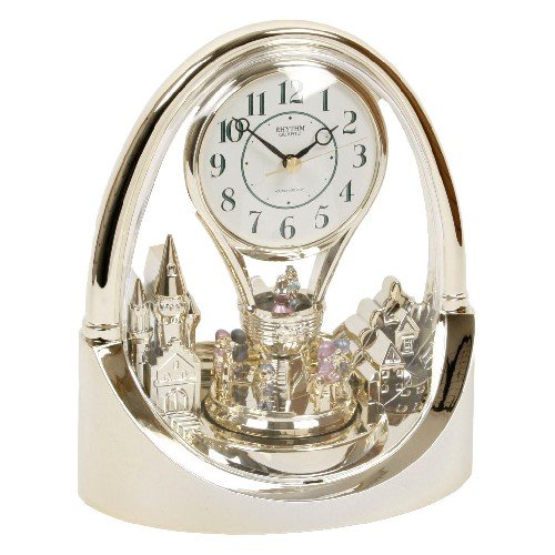 Rhythm(Japan) Contemporary Motion Hourly Melody, Rotating Pendulum Clock